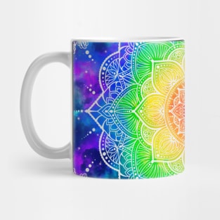 Rainbow Mandala Mug